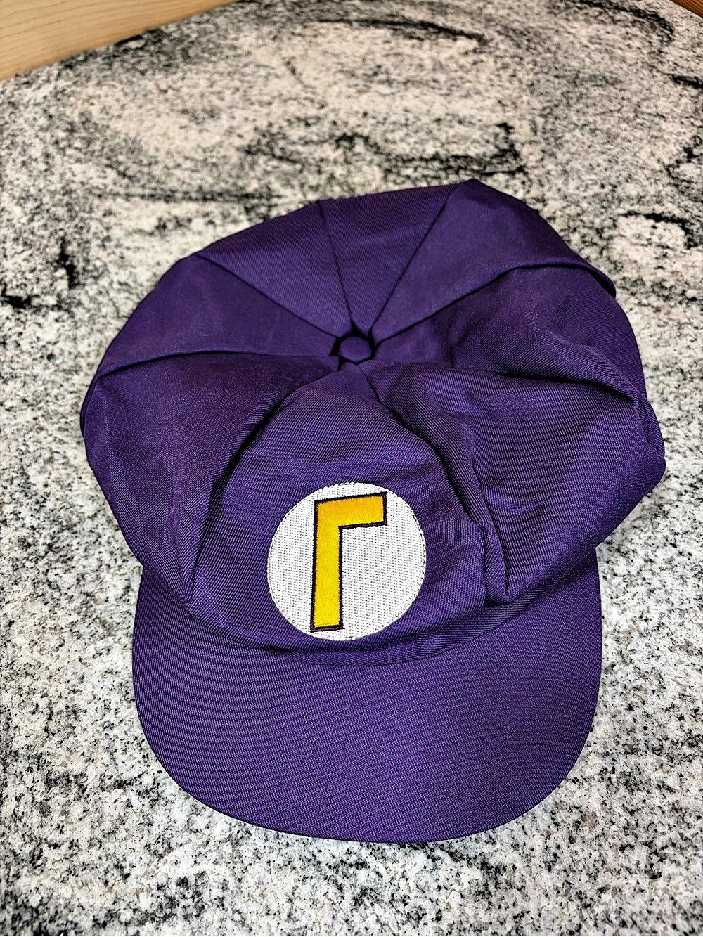 Waluigii Hat- Mario Party costume